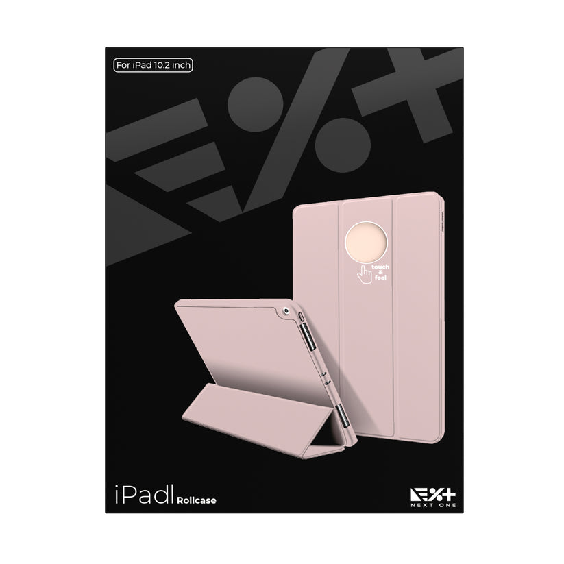 Husa de protectie NEXT ONE Rollcase pentru iPad 10.2inch, Roz - iSTYLE RO