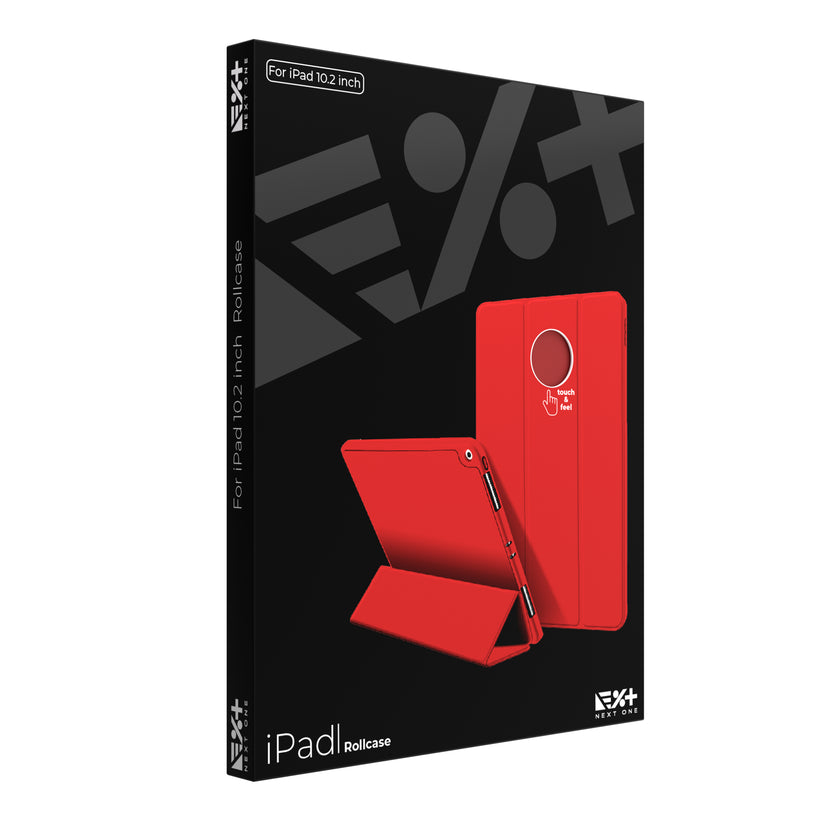 Husa de protectie NEXT ONE Rollcase pentru iPad 10.2inch, Rosu - iSTYLE RO