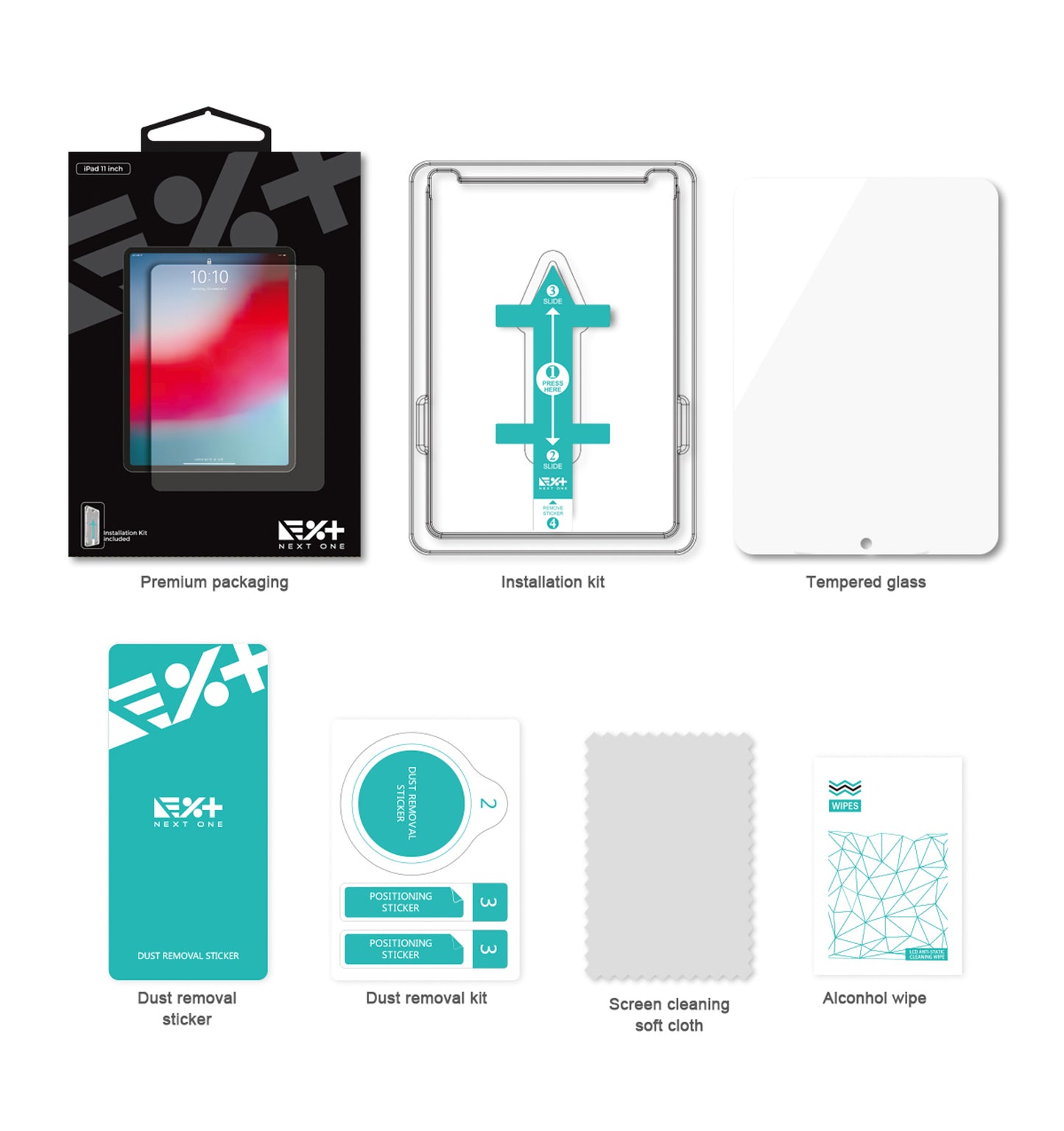 Folie de protectie din sticla NEXT ONE pentru iPad 11" - iSTYLE RO
