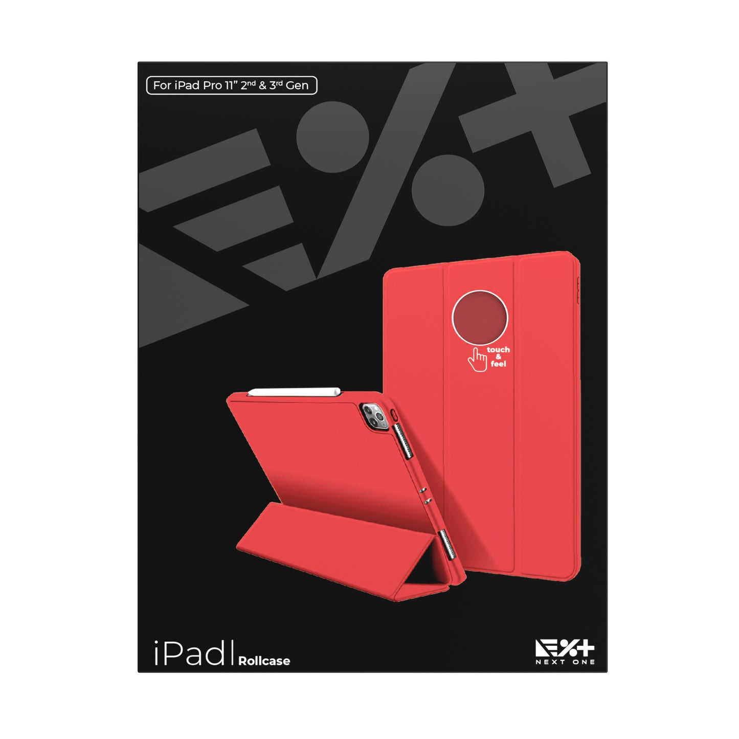 Husa de protectie NEXT ONE Rollcase pentru iPad 11inch, Rosu - iSTYLE RO