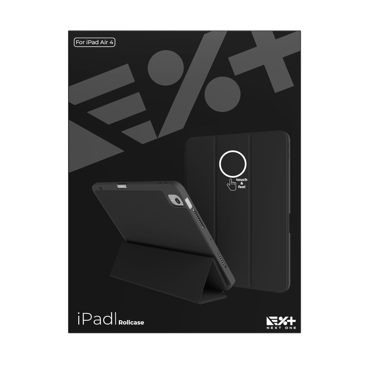 Husa de protectie Next One Rollcase pentru iPad Air 11" M2, cu suport pentru stilou, Negru - iSTYLE RO