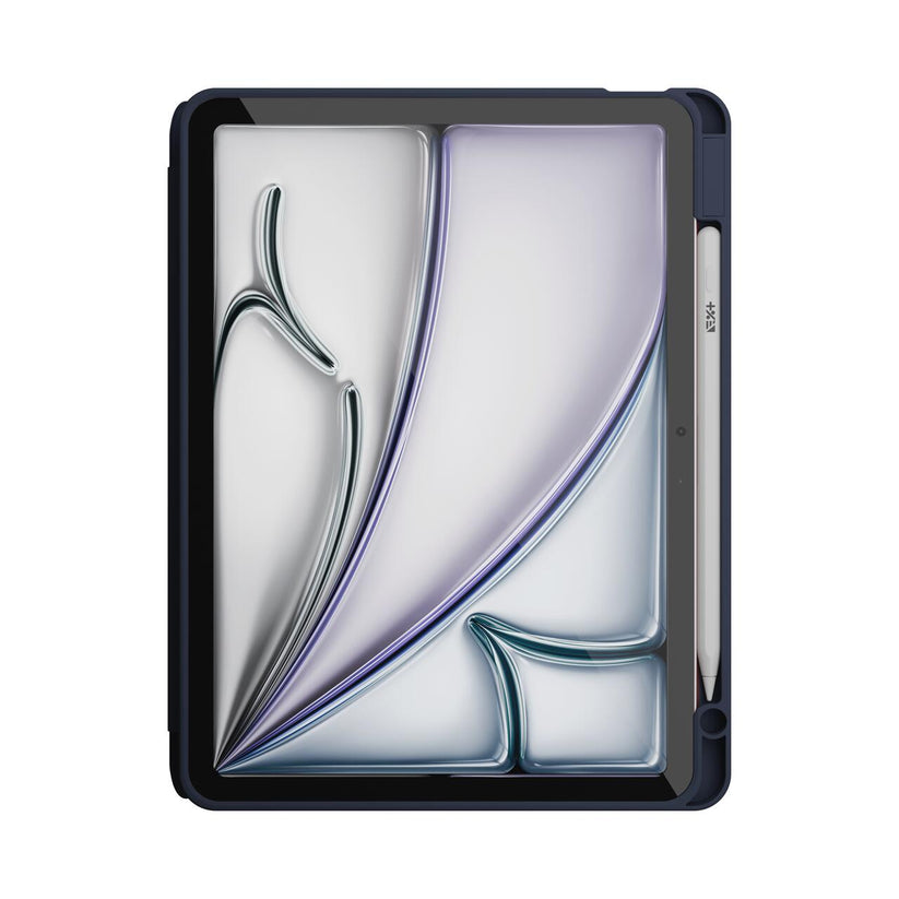 Husa de protectie Next One Rollcase pentru iPad Air 11" M2, cu suport pentru stilou, Albastru - iSTYLE RO