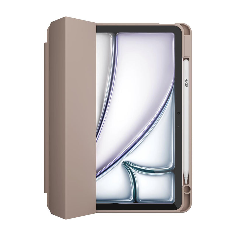 Husa de protectie Next One Rollcase pentru iPad Air 11" M2, cu suport pentru stilou, Roz - iSTYLE RO