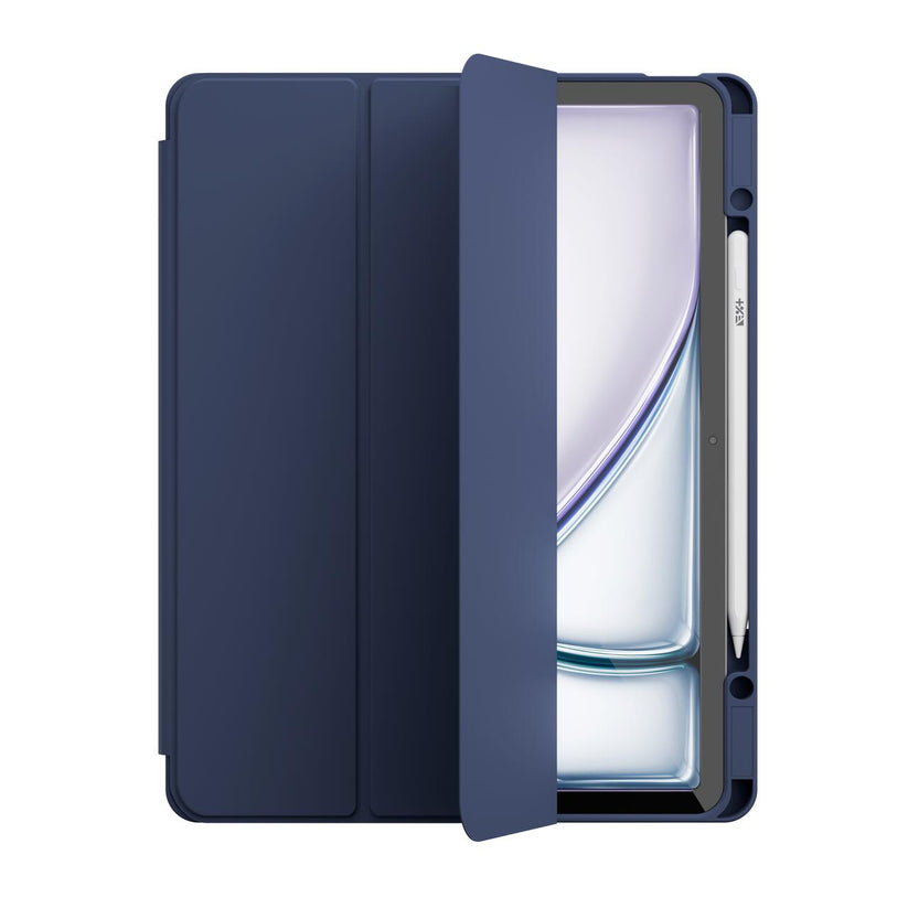 Husa de protectie Next One Rollcase pentru iPad Air 13" M2, cu suport pentru stilou, Albastru - iSTYLE RO