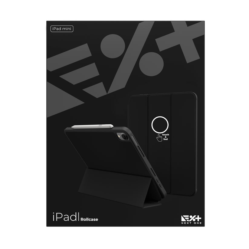 Husa de protectie NEXT ONE Rollcase pentru iPad Mini 6, Negru - iSTYLE RO