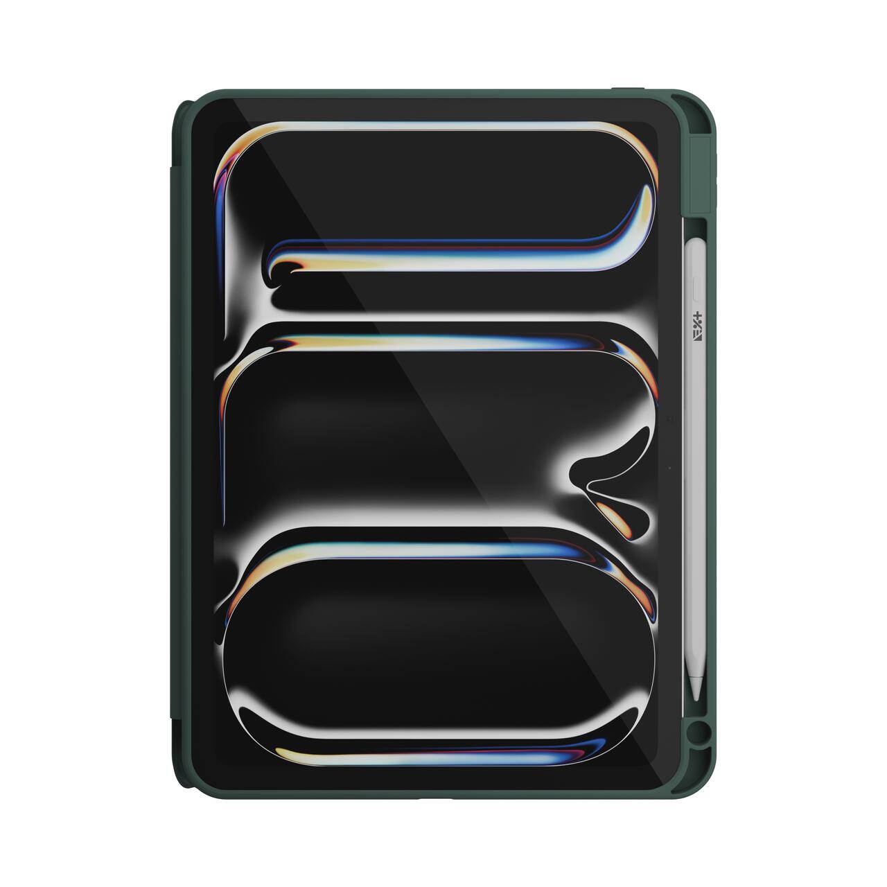 Husa de protectie Next One Rollcase pentru iPad Pro 11" M4, cu suport pentru stilou, Verde - iSTYLE RO