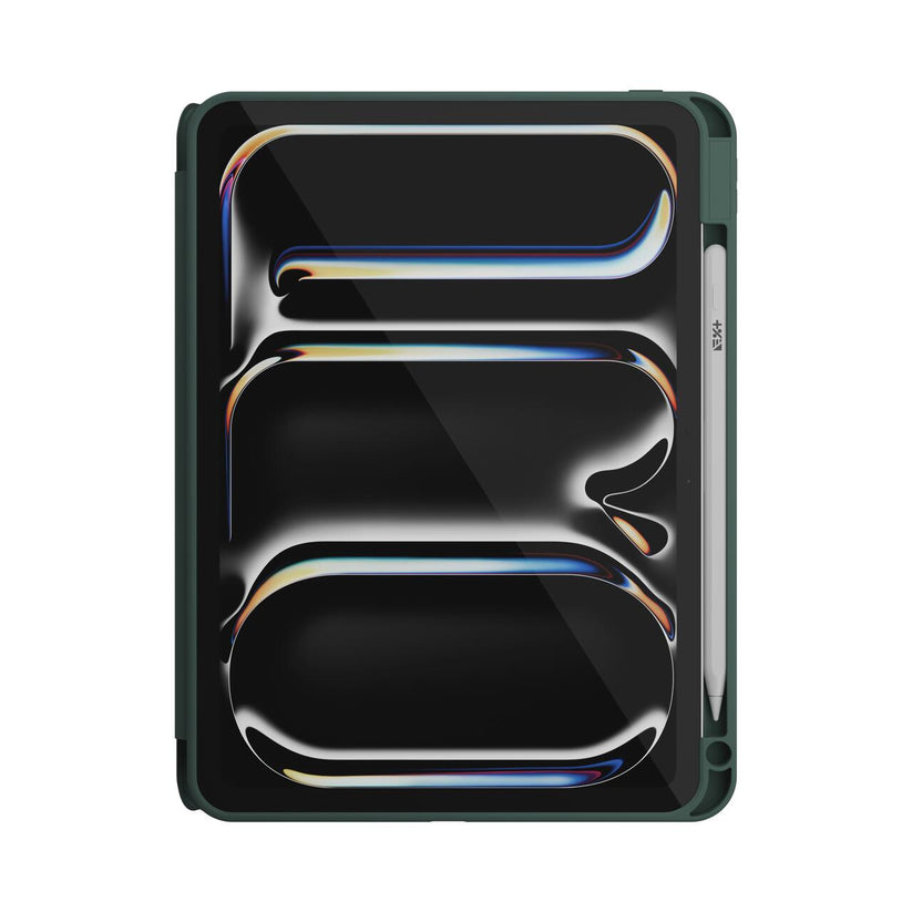 Husa de protectie Next One Rollcase pentru iPad Pro 11" M4, cu suport pentru stilou, Verde - iSTYLE RO