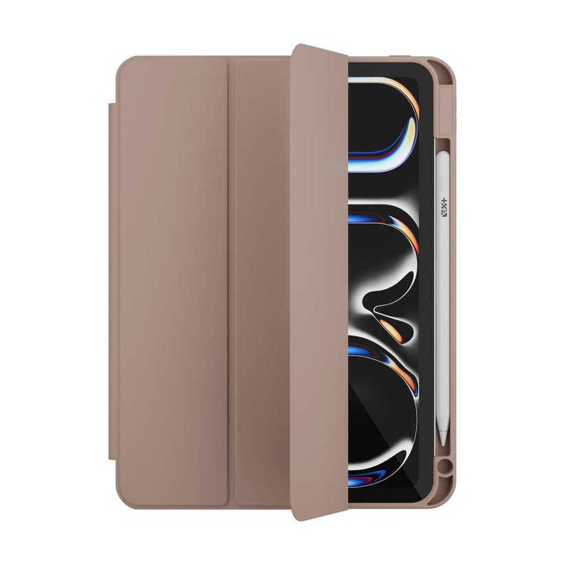 Husa de protectie Next One Rollcase pentru iPad Pro 11" M4, cu suport pentru stilou, Roz - iSTYLE RO