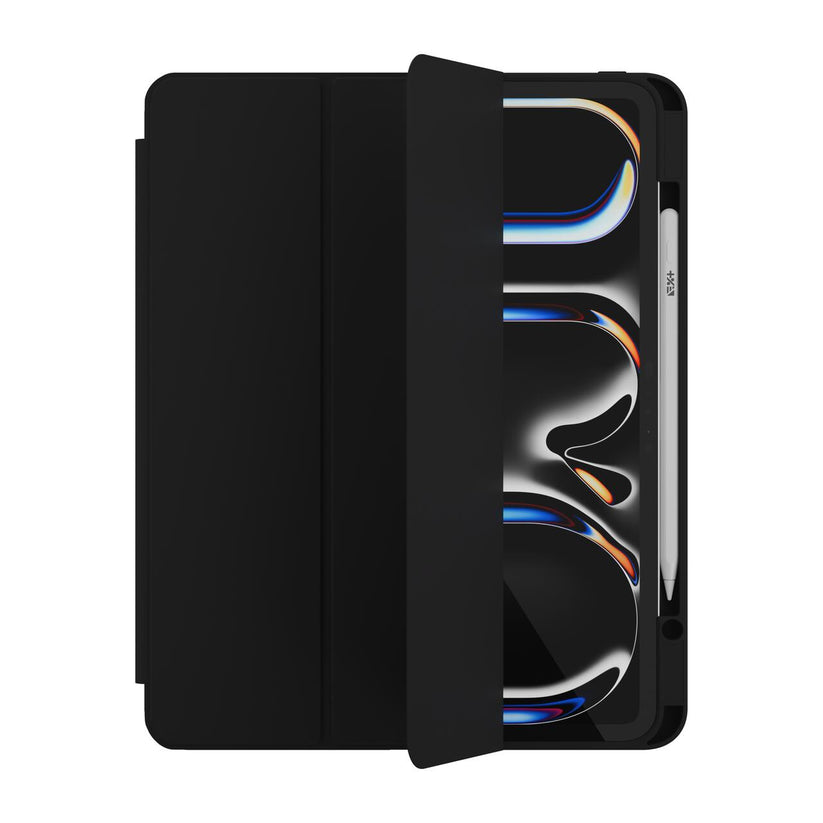 Husa de protectie Next One Rollcase pentru iPad Pro 13" M4, cu suport pentru stilou, Negru - iSTYLE RO