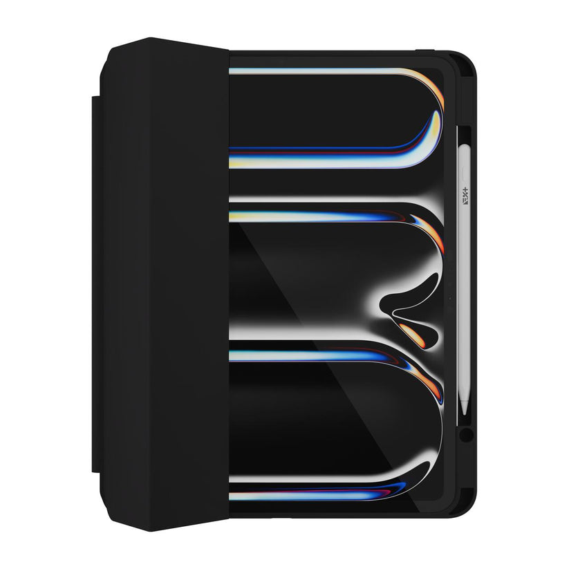 Husa de protectie Next One Rollcase pentru iPad Pro 13" M4, cu suport pentru stilou, Negru - iSTYLE RO