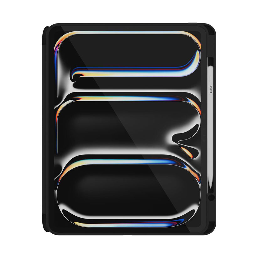 Husa de protectie Next One Rollcase pentru iPad Pro 13" M4, cu suport pentru stilou, Negru - iSTYLE RO