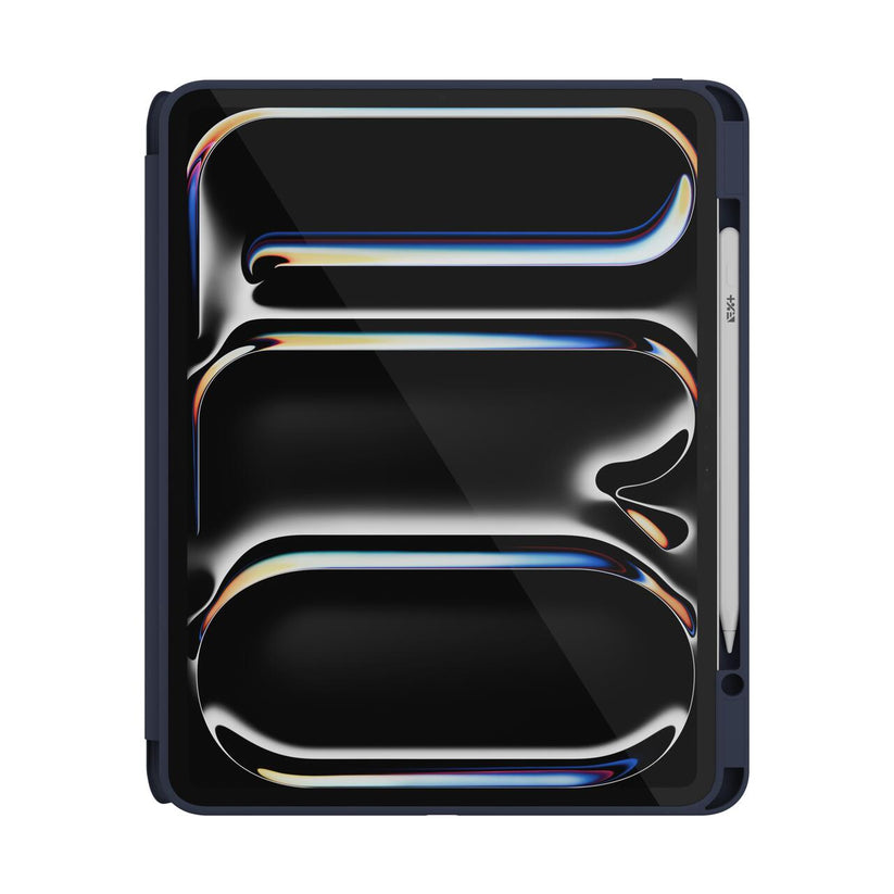 Husa de protectie Next One Rollcase pentru iPad Pro 13" M4, cu suport pentru stilou, Albastru - iSTYLE RO
