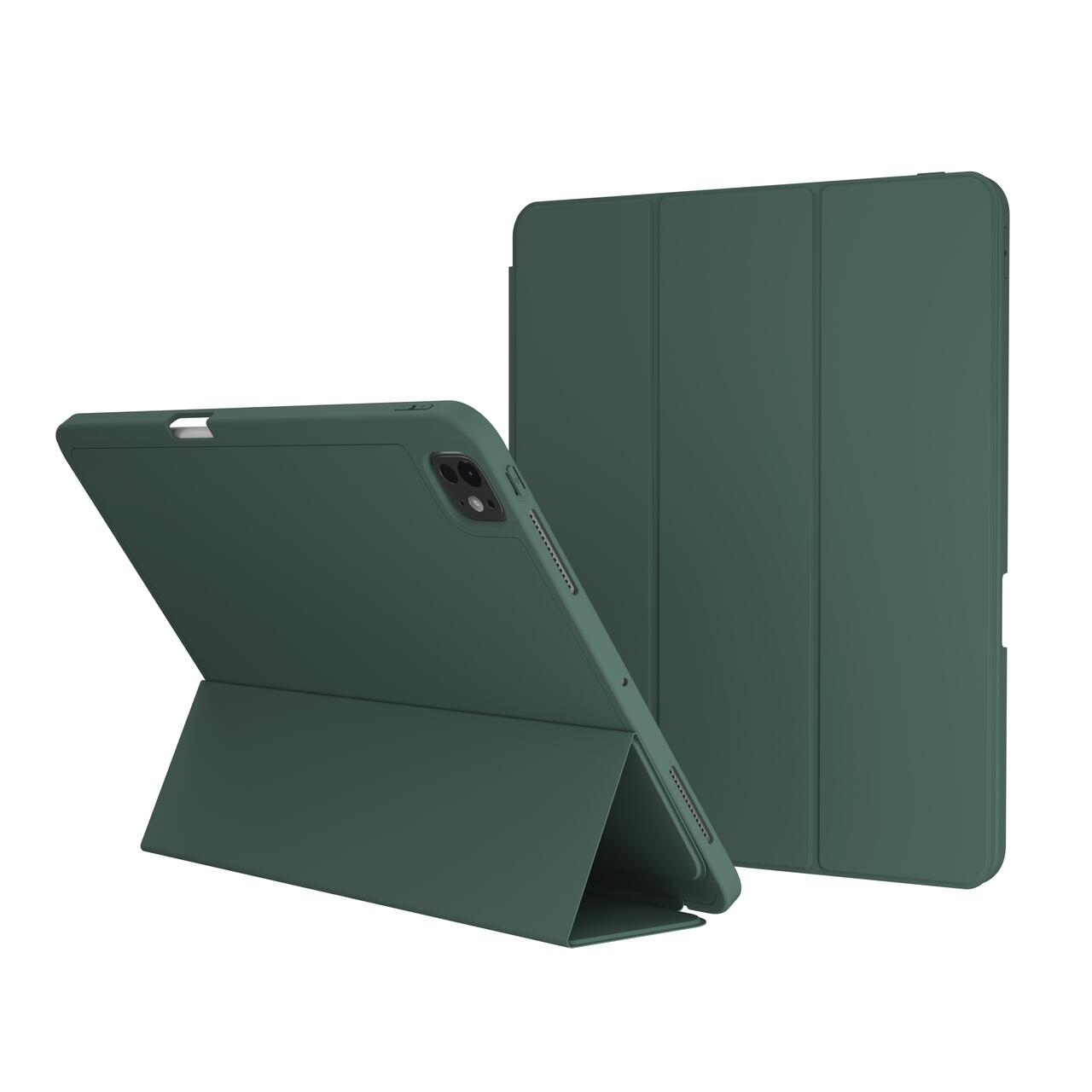 Husa de protectie Next One Rollcase pentru iPad Pro 13" M4, cu suport pentru stilou, Verde - iSTYLE RO