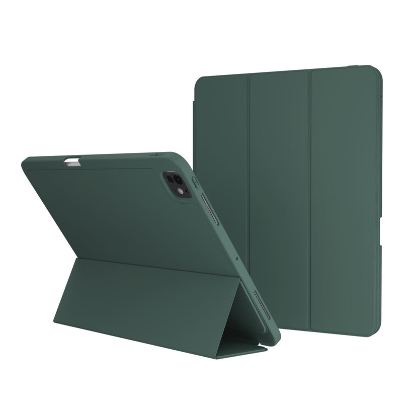 Husa de protectie Next One Rollcase pentru iPad Pro 13" M4, cu suport pentru stilou, Verde - iSTYLE RO