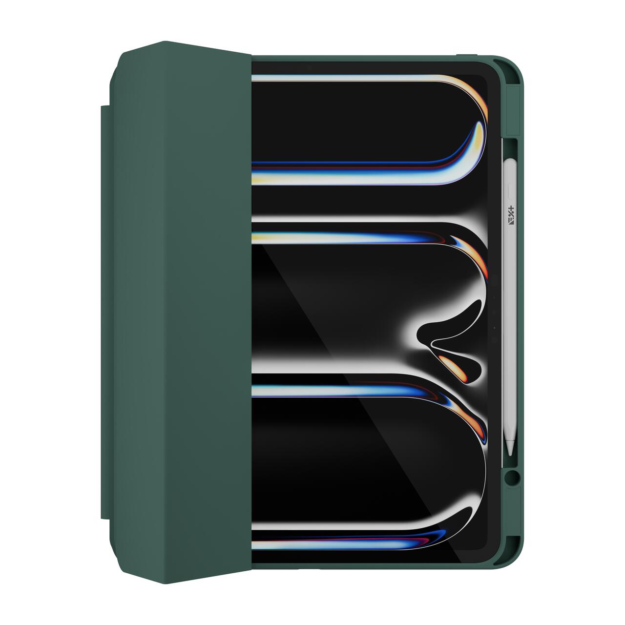 Husa de protectie Next One Rollcase pentru iPad Pro 13" M4, cu suport pentru stilou, Verde - iSTYLE RO