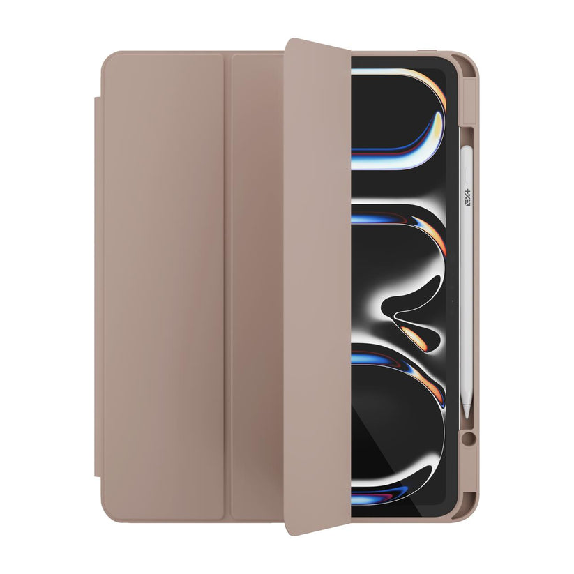 Husa de protectie Next One Rollcase pentru iPad Pro 13" M4, cu suport pentru stilou, Roz - iSTYLE RO