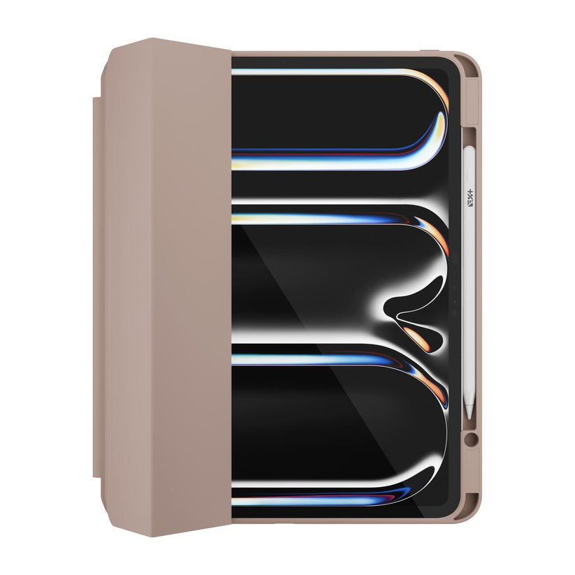 Husa de protectie Next One Rollcase pentru iPad Pro 13" M4, cu suport pentru stilou, Roz - iSTYLE RO