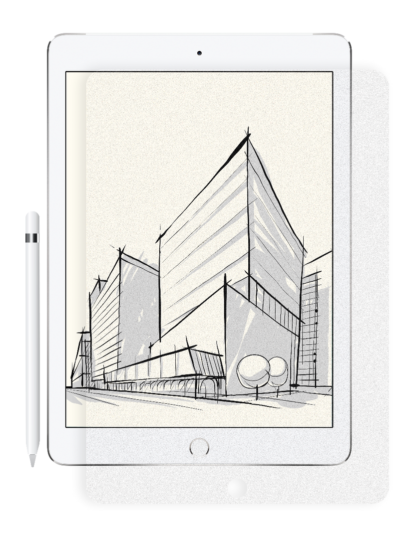 Folie de protectie NEXT ONE pentru iPad Pro 11''/iPad Air 10.9'', textura de hartie - iSTYLE RO