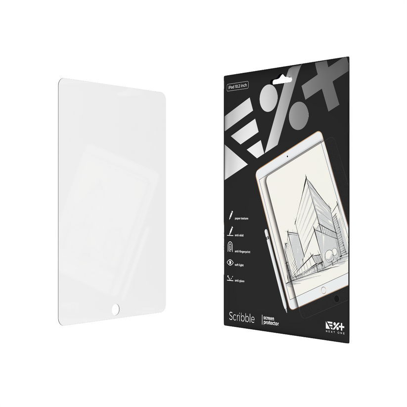 Folie de protectie NEXT ONE pentru iPad 10.2 inch, textura de hartie - iSTYLE RO