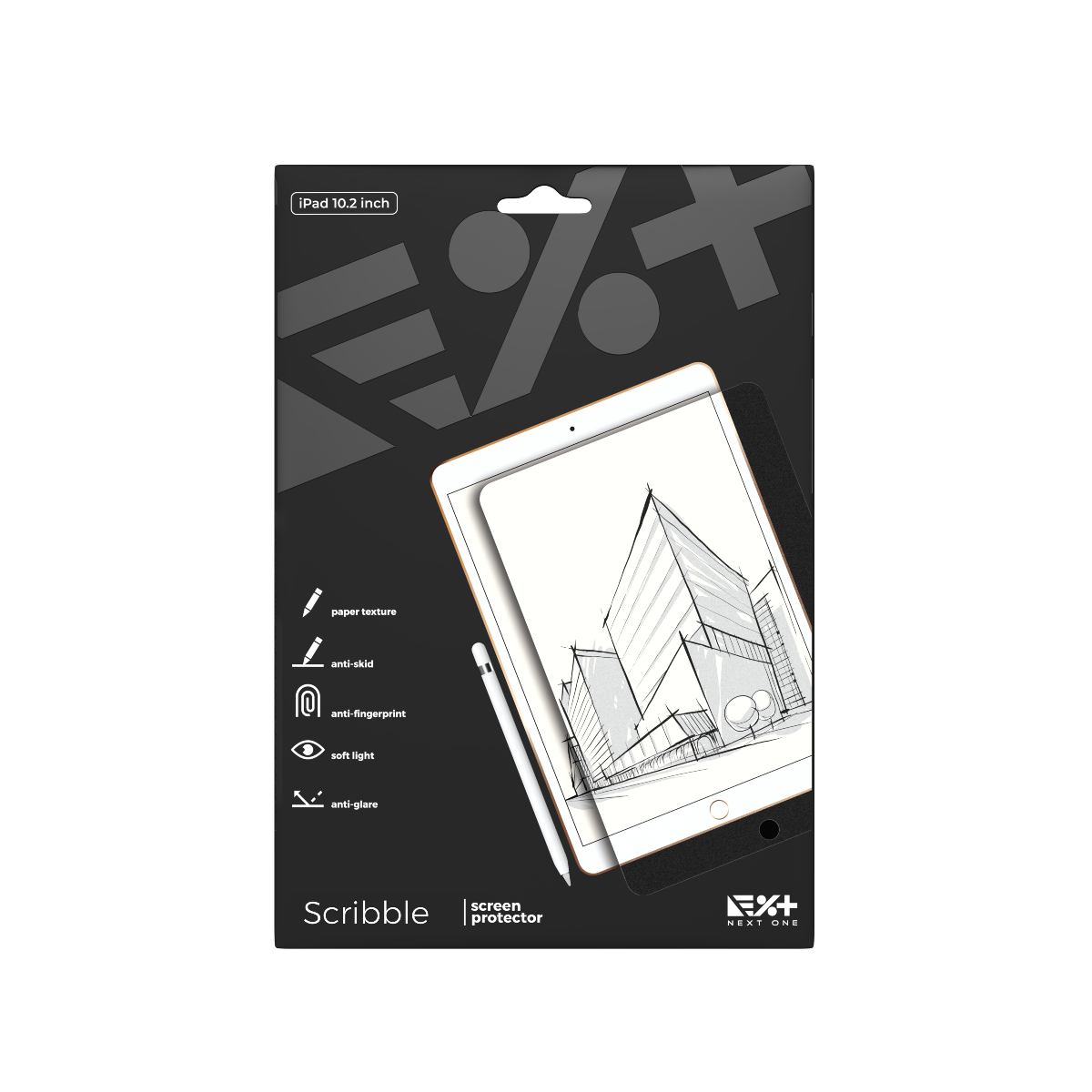 Folie de protectie NEXT ONE pentru iPad 10.2 inch, textura de hartie - iSTYLE RO