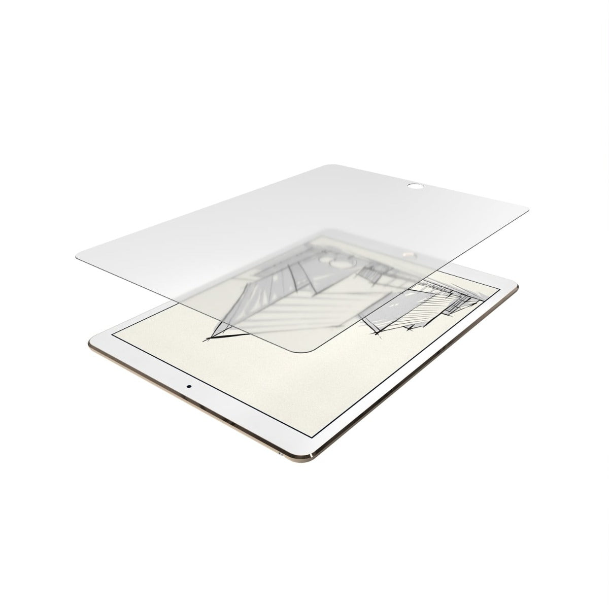 Folie de protectie NEXT ONE pentru iPad 10.5-inch, textura de hartie - iSTYLE RO