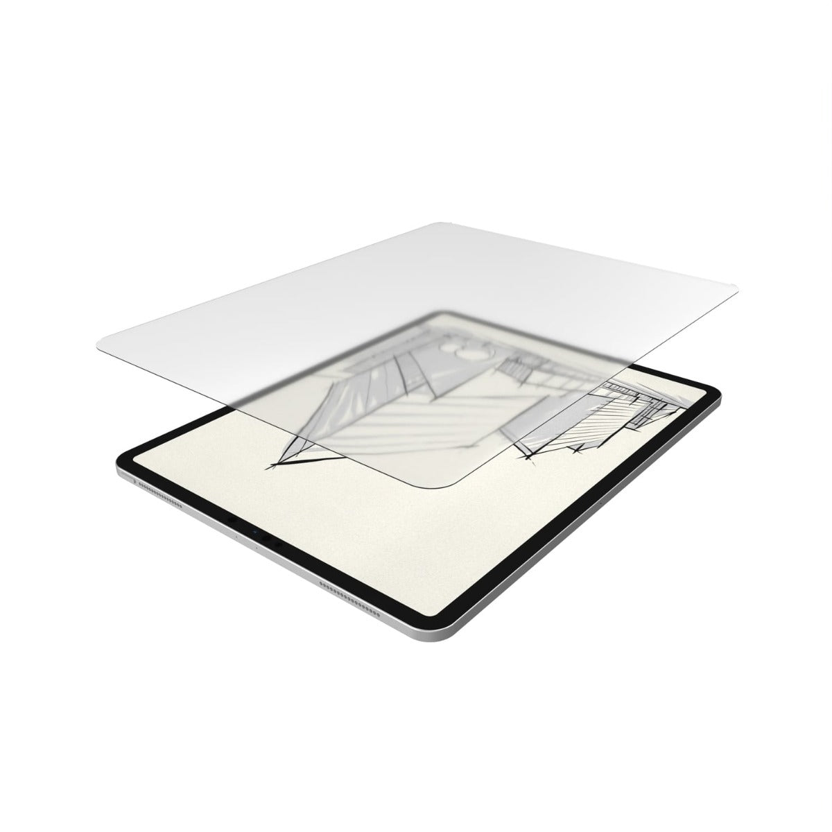 Folie de protectie NEXT ONE pentru iPad 12.9 inch, textura de hartie - iSTYLE RO