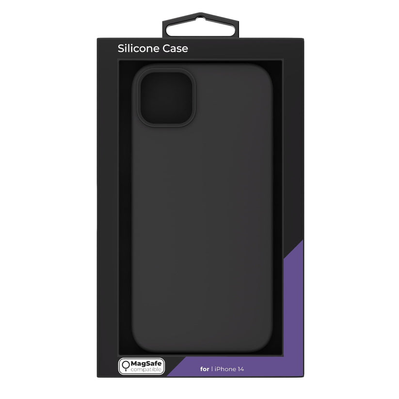 Husa de protectie NEXT ONE cu MagSafe pentru iPhone 14 Plus, Silicon, Negru - iSTYLE RO