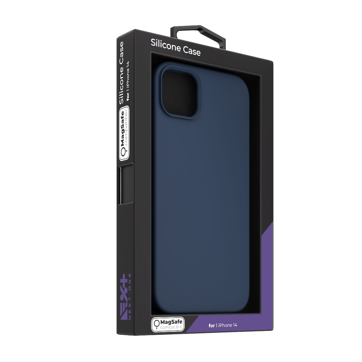 Husa de protectie NEXT ONE cu MagSafe pentru iPhone 14 Plus, Silicon, Albastru - iSTYLE RO