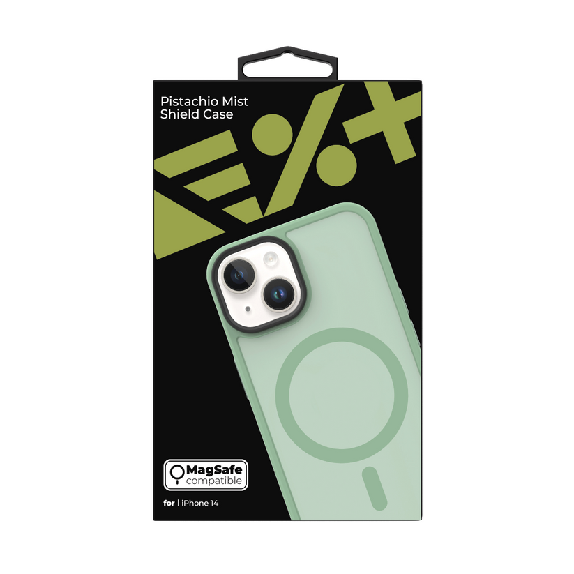 Husa de protectie NEXT ONE Mist Shield cu MagSafe pentru iPhone 14, Verde - iSTYLE RO
