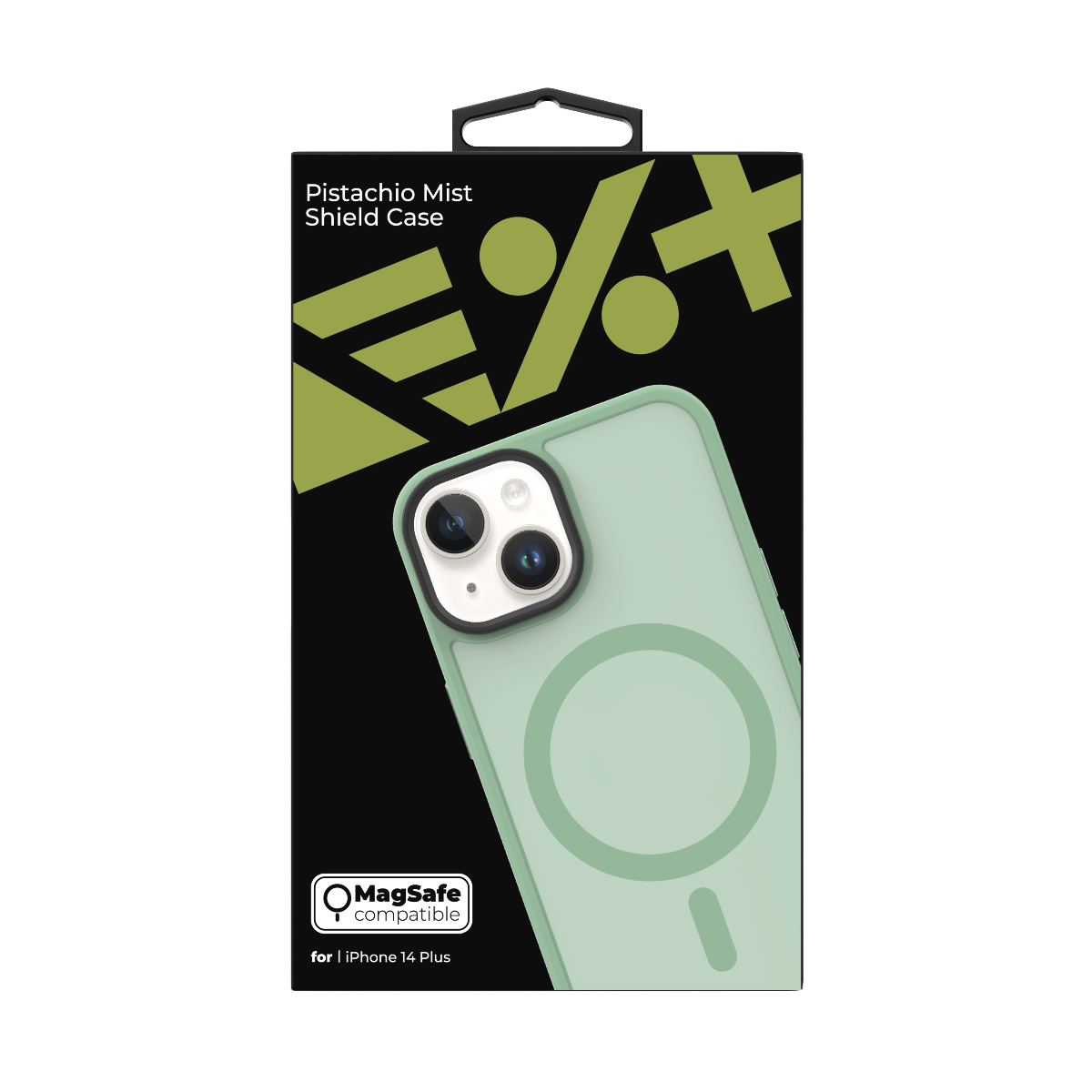 Husa de protectie NEXT ONE Mist Shield cu MagSafe pentru iPhone 14 Plus, Verde - iSTYLE RO