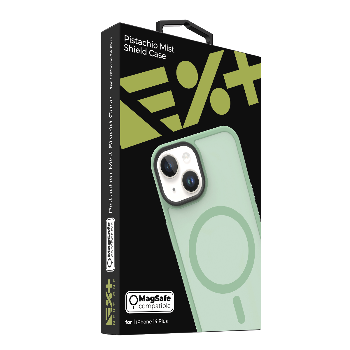 Husa de protectie NEXT ONE Mist Shield cu MagSafe pentru iPhone 14 Plus, Verde - iSTYLE RO