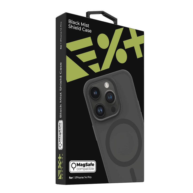 Husa de protectie NEXT ONE Mist Shield cu MagSafe pentru iPhone 14 Pro Max, Negru - iSTYLE RO