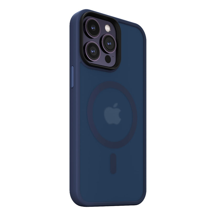 Husa de protectie NEXT ONE Mist Shield cu MagSafe pentru iPhone 14 Pro, Albastru - iSTYLE RO