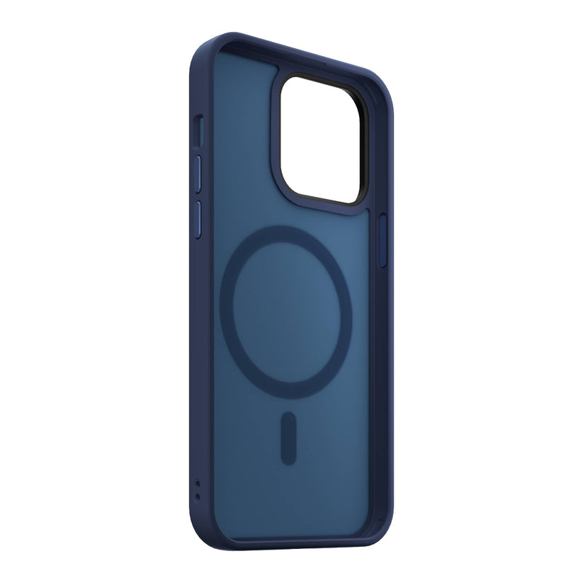Husa de protectie NEXT ONE Mist Shield cu MagSafe pentru iPhone 14 Pro, Albastru - iSTYLE RO