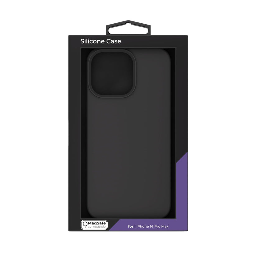 Husa de protectie NEXT ONE cu MagSafe pentru iPhone 14 Pro Max, Silicon, Negru - iSTYLE RO