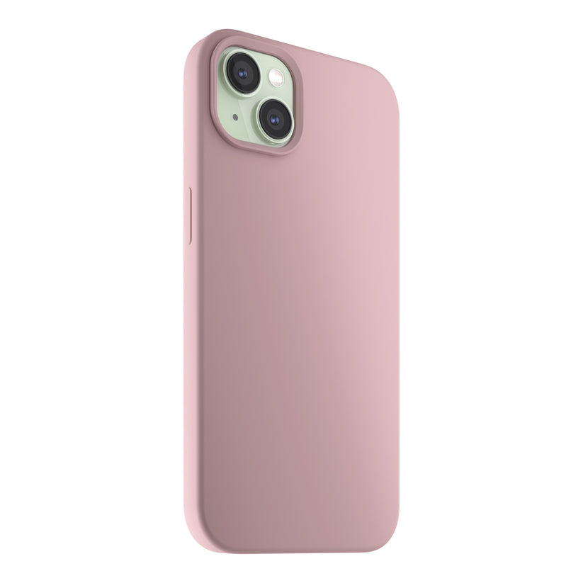 Husa de protectie NEXT ONE cu MagSafe pentru iPhone 15, Silicon, Roz - iSTYLE RO