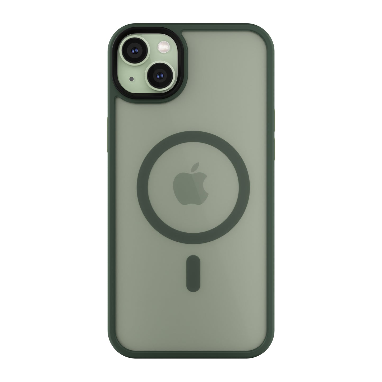 Husa de protectie NEXT ONE Mist Shield cu MagSafe pentru iPhone 15, Verde - iSTYLE RO