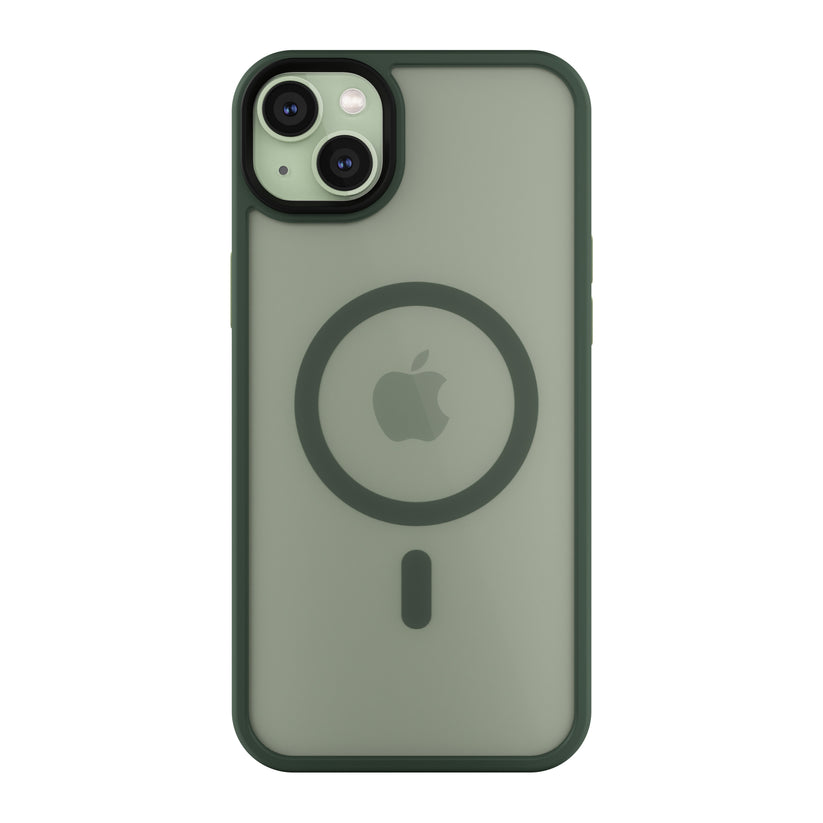Husa de protectie NEXT ONE Mist Shield cu MagSafe pentru iPhone 15, Verde - iSTYLE RO