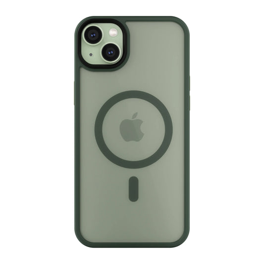 Husa de protectie NEXT ONE Mist Shield cu MagSafe pentru iPhone 15, Verde - iSTYLE RO