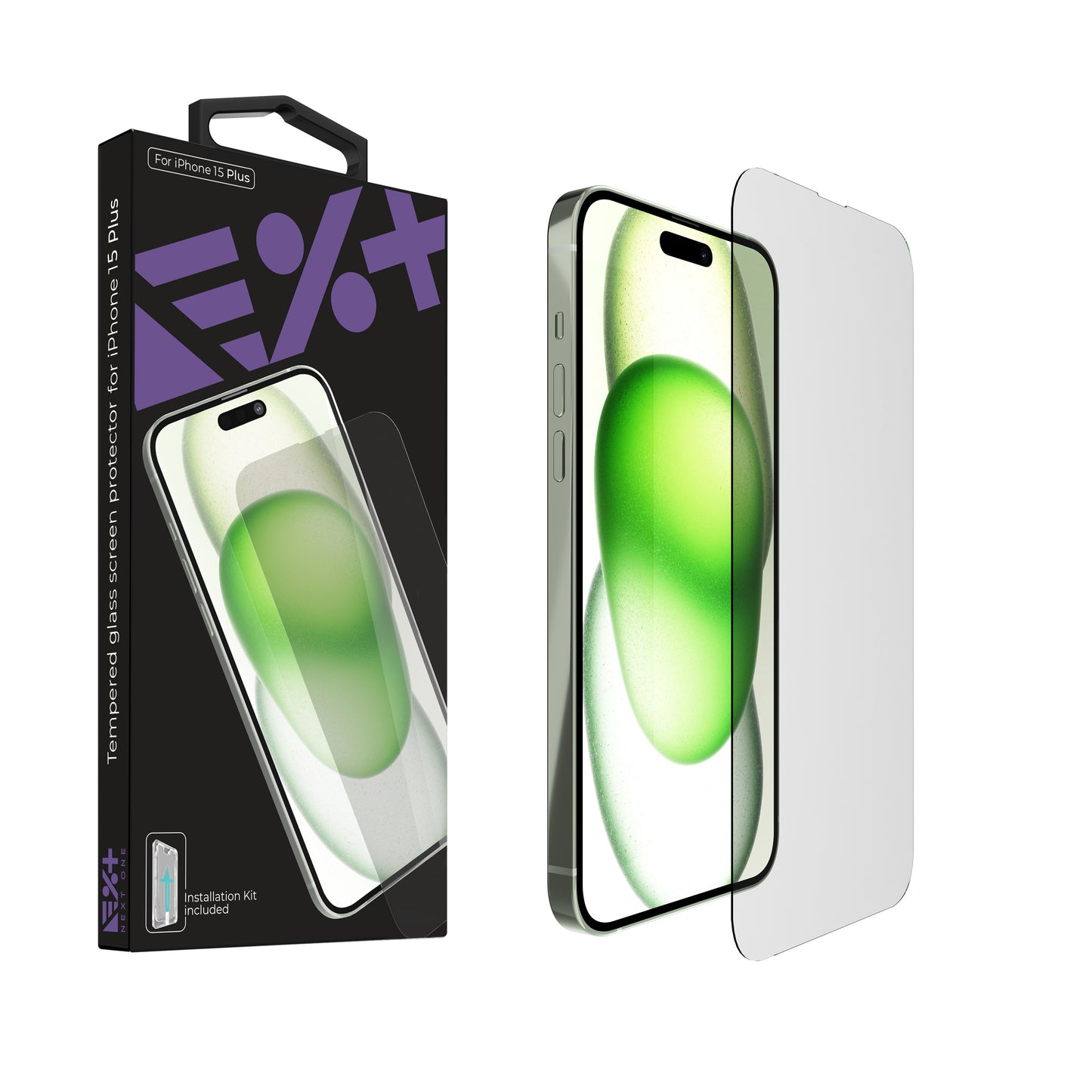Folie de protectie NEXT ONE pentru iPhone 15, Tempered - iSTYLE RO