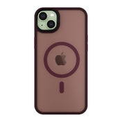 Husa de protectie NEXT ONE Mist Shield cu MagSafe pentru iPhone 15 Plus, Roșu Vișiniu - iSTYLE RO