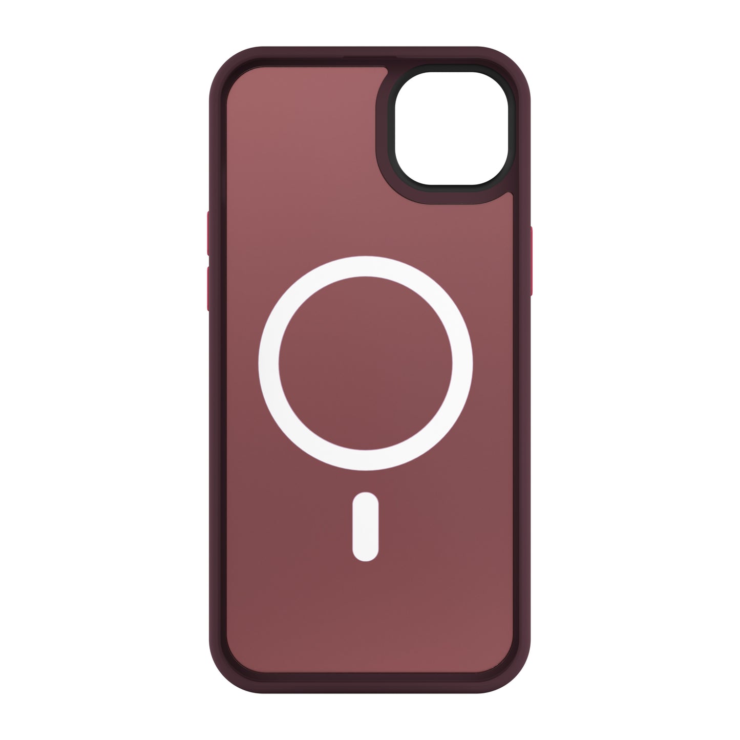 Husa de protectie NEXT ONE Mist Shield cu MagSafe pentru iPhone 15 Plus, Roșu Vișiniu - iSTYLE RO