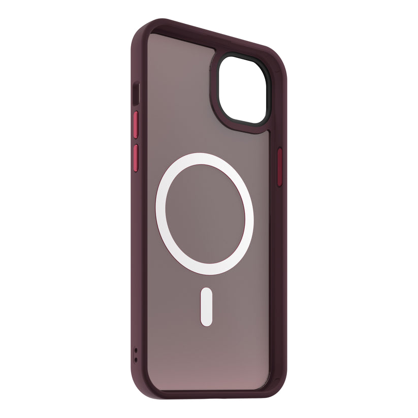 Husa de protectie NEXT ONE Mist Shield cu MagSafe pentru iPhone 15 Plus, Roșu Vișiniu - iSTYLE RO