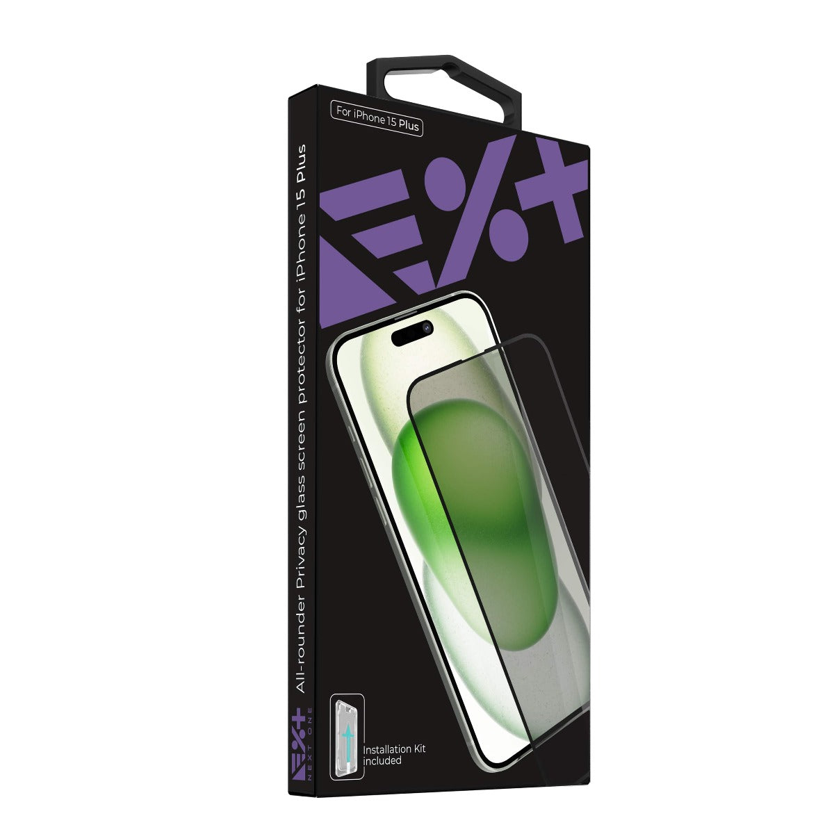 Folie de protectie din sticla privata NEXT ONE pentru iPhone 15 Plus - iSTYLE RO