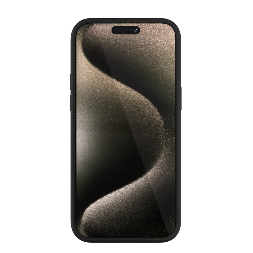 Husa de protectie NEXT ONE cu MagSafe pentru iPhone 15 Pro, Silicon, Negru - iSTYLE RO