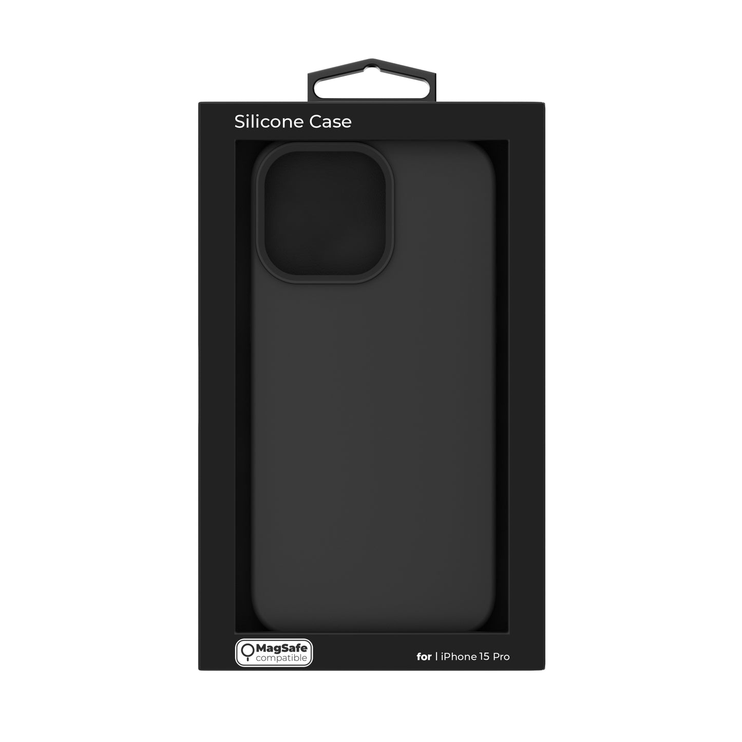 Husa de protectie NEXT ONE cu MagSafe pentru iPhone 15 Pro, Silicon, Negru - iSTYLE RO