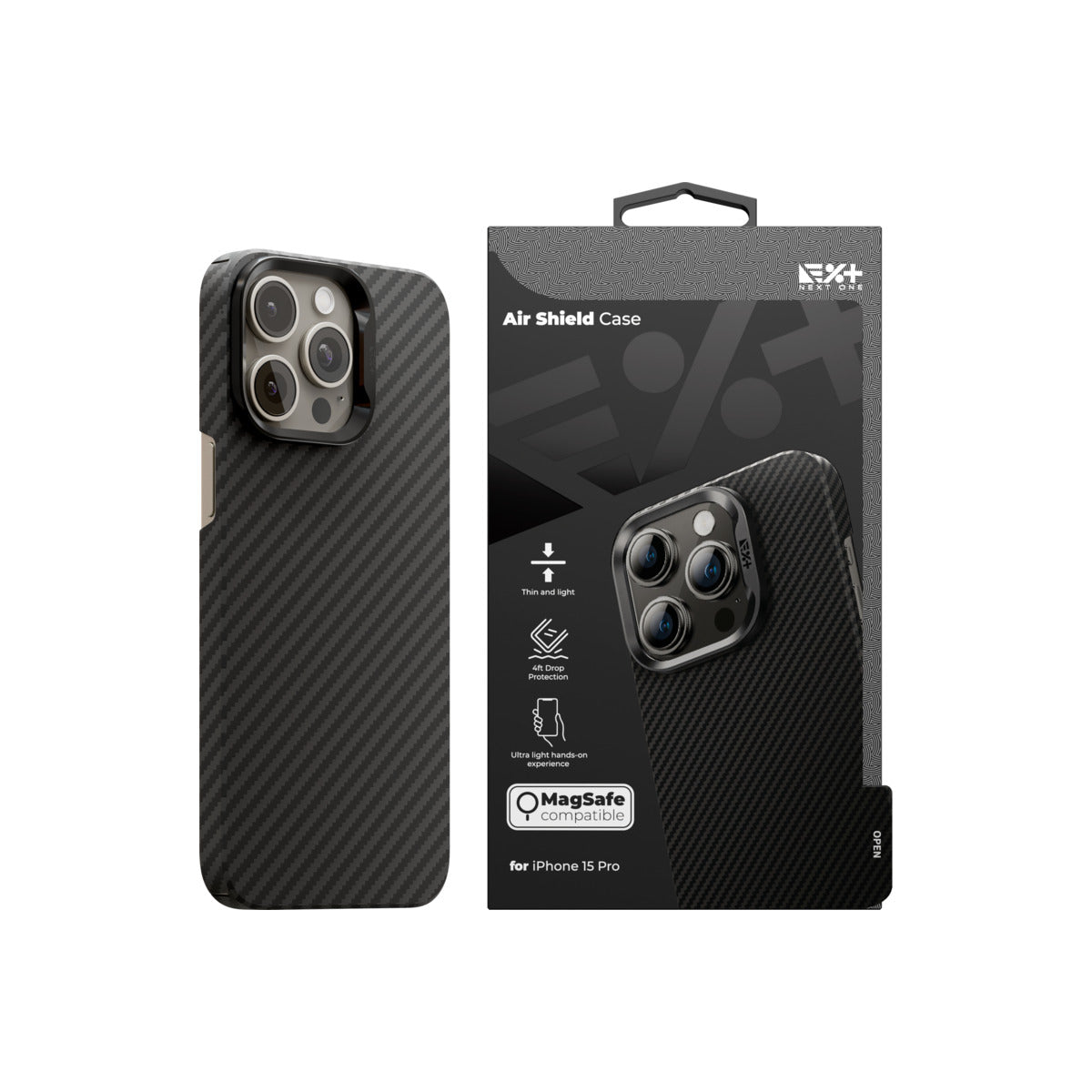 Husa de protectie NEXT ONE AirShield pentru iPhone 15 Pro - iSTYLE RO