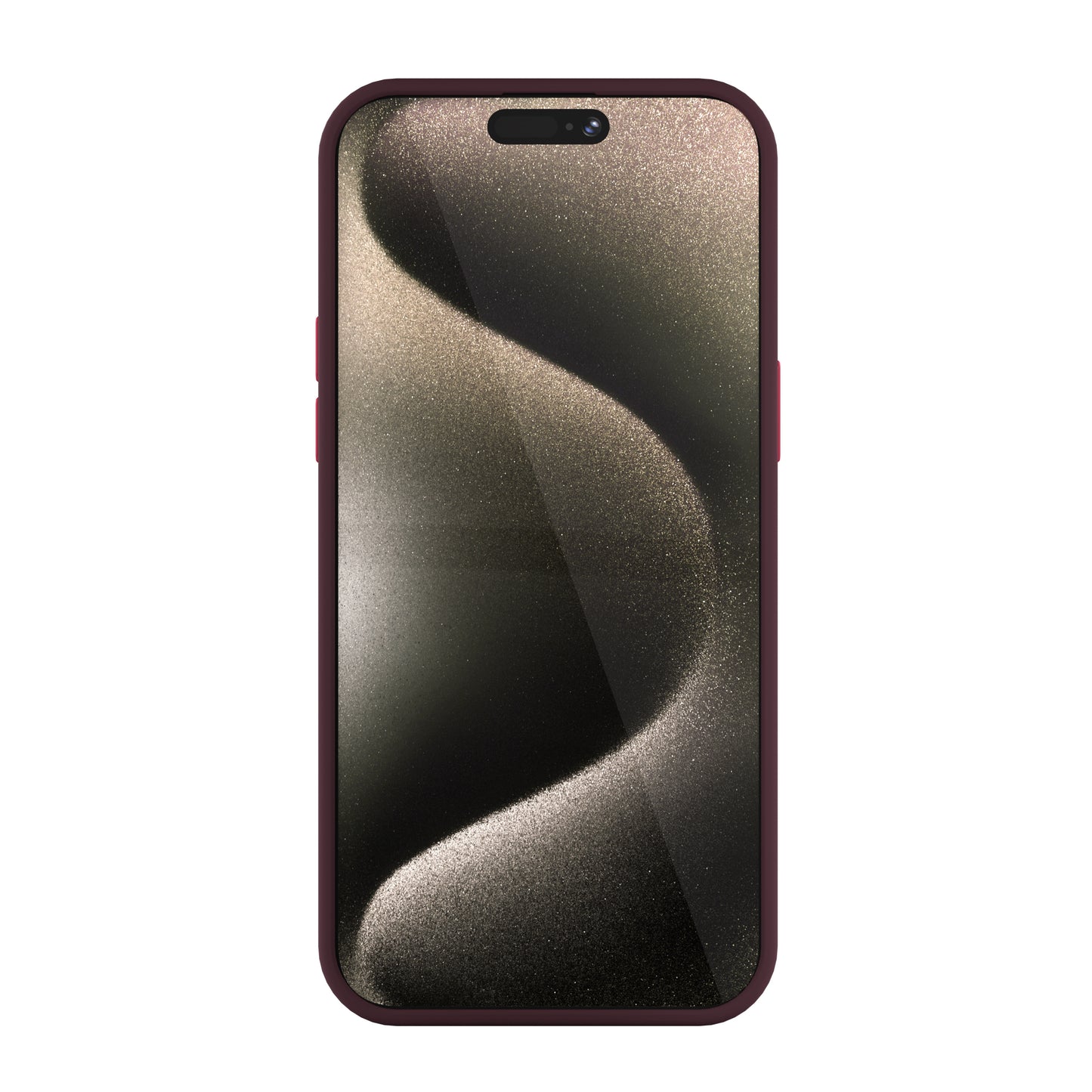 Husa de protectie NEXT ONE Mist Shield cu MagSafe pentru iPhone 15 Pro, Roșu Vișiniu - iSTYLE RO