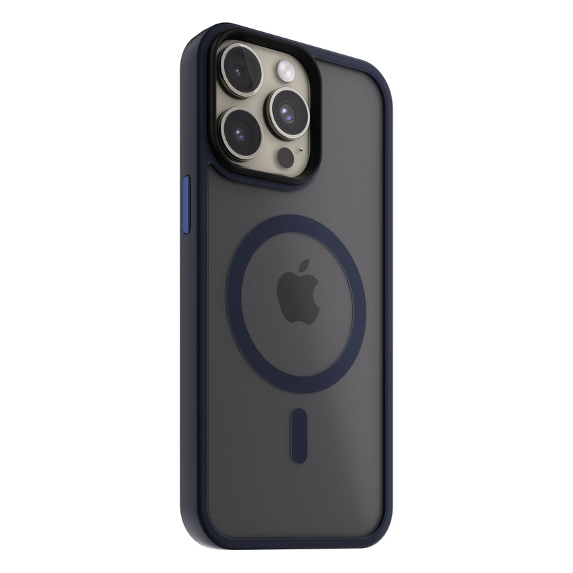 Husa de protectie NEXT ONE Mist Shield cu MagSafe pentru iPhone 15 Pro, Albastru - iSTYLE RO