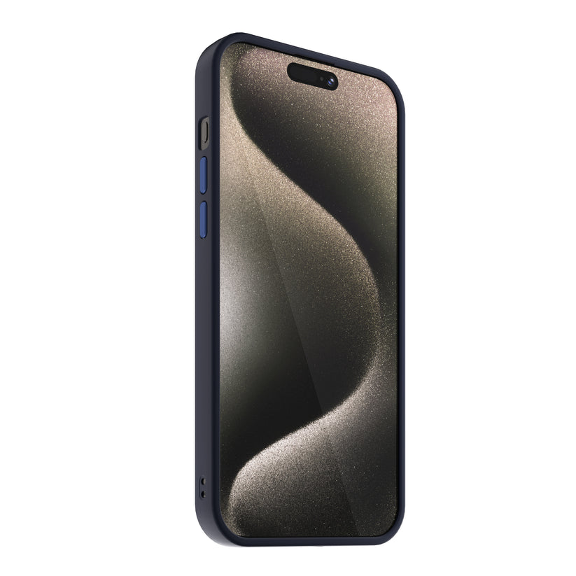 Husa de protectie NEXT ONE Mist Shield cu MagSafe pentru iPhone 15 Pro, Albastru - iSTYLE RO